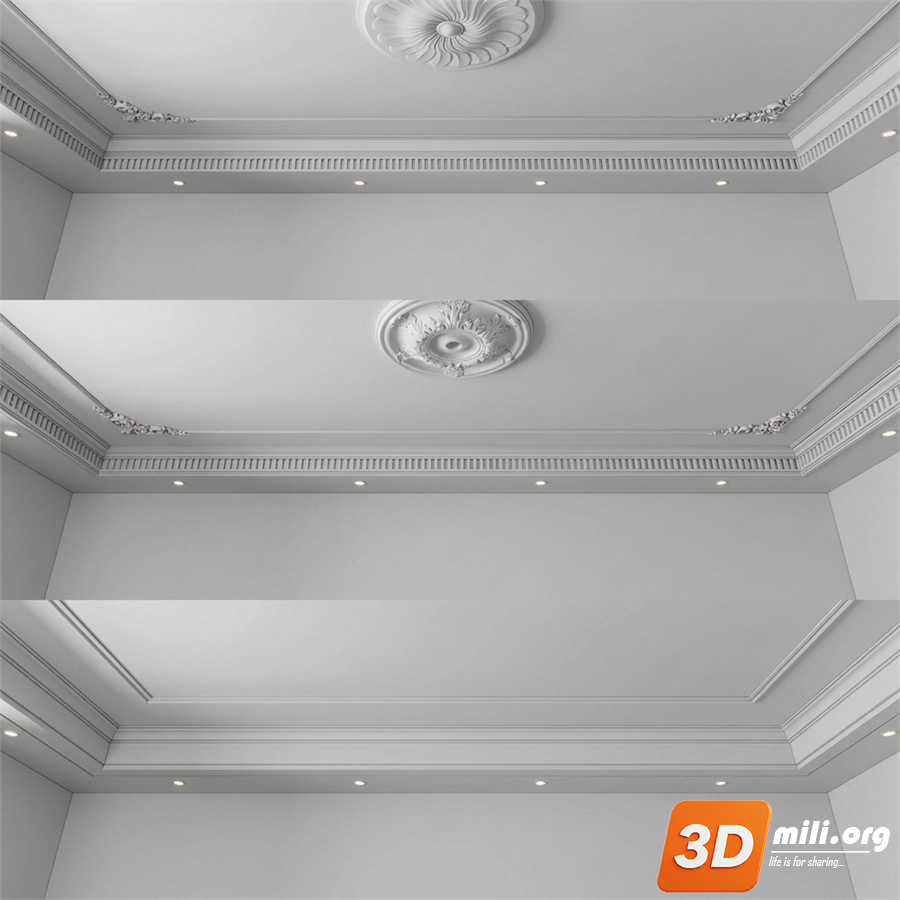 Ceiling Decoration Skp Files
